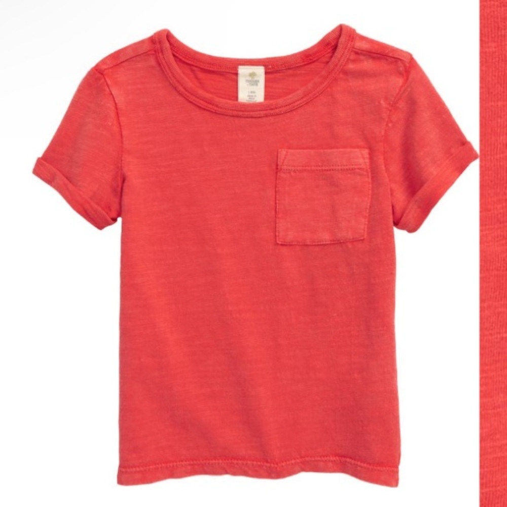 NWT Tucker + Tate Relaxed Tomato Red Crew Neck Short Sleeve T-shirt